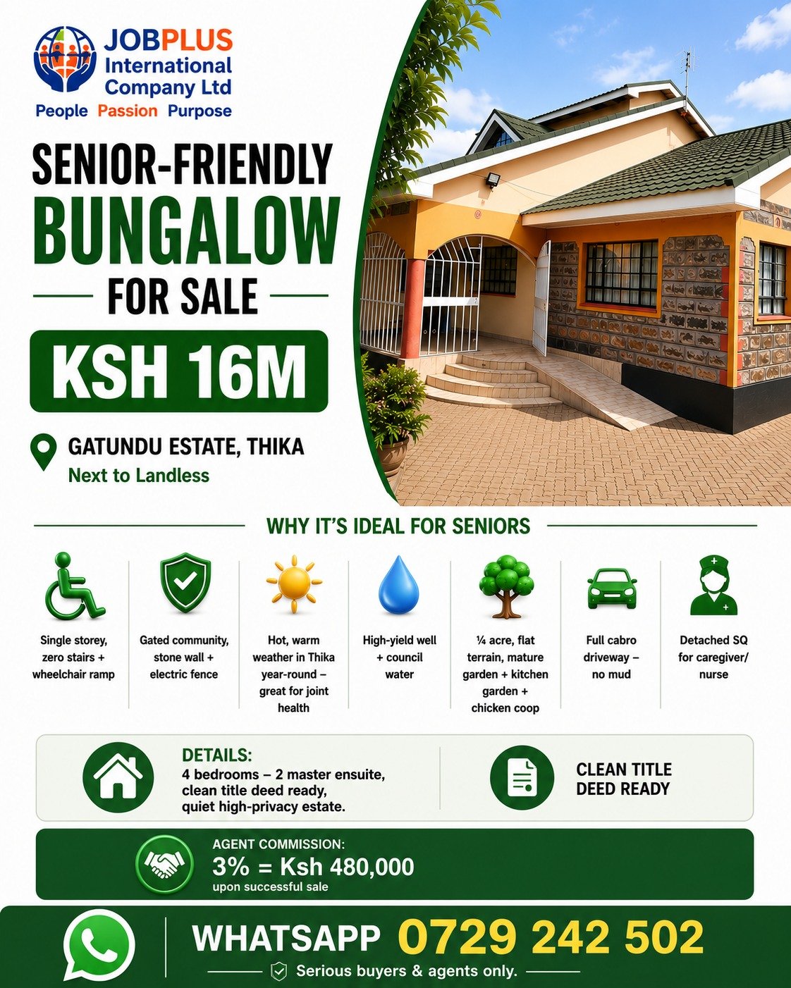 Spacious 4-Bedroom For Sale