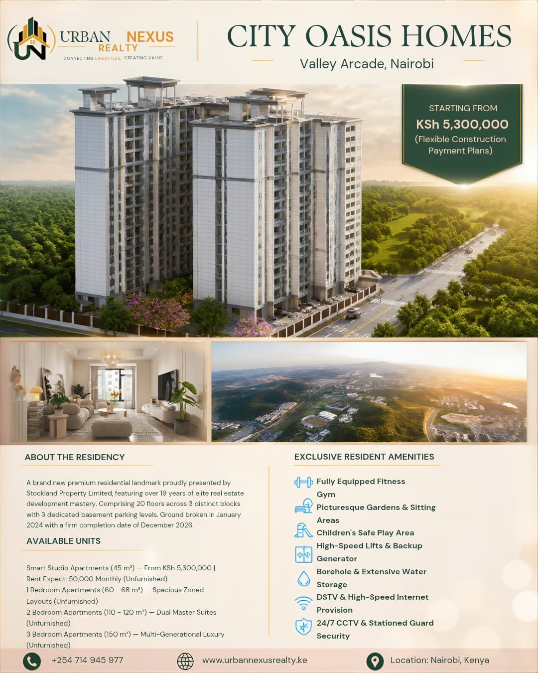 City Oasis Homes FOR SALE, Valley Arcade